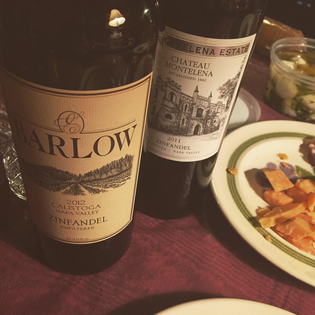 #Wine dinner with <a href="/barlowvineyards/">Barr Smith</a> +  <a href="/ChMontelena/">Ordify</a>. #Napa pride.