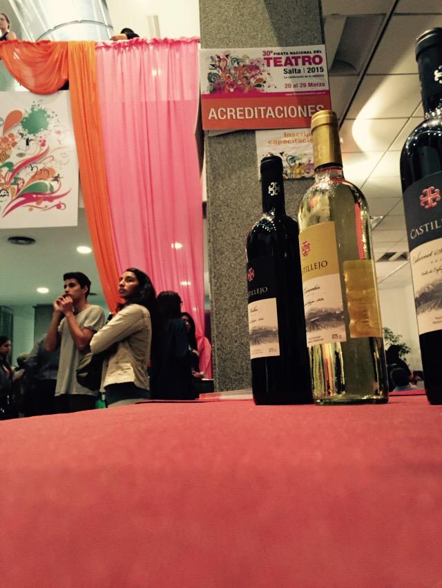 #fiestanacionaldelteatro #Salta #Castillejo #wine presentes !