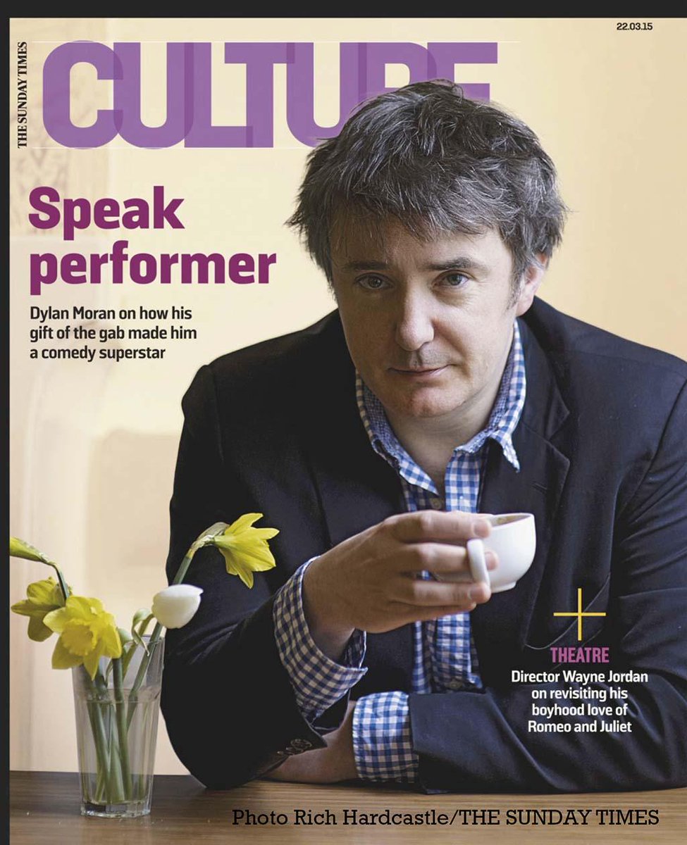#Irish <a href="/ST_Culture/">Sunday Times Culture</a> #coverstar <a href="/thedylanmoran/">Dylan Moran</a> talks to <a href="/BryanAppleyard/">Bryan Appleyard CBE</a> Pix @richhphoto #Lovely ow.ly/KDmUK