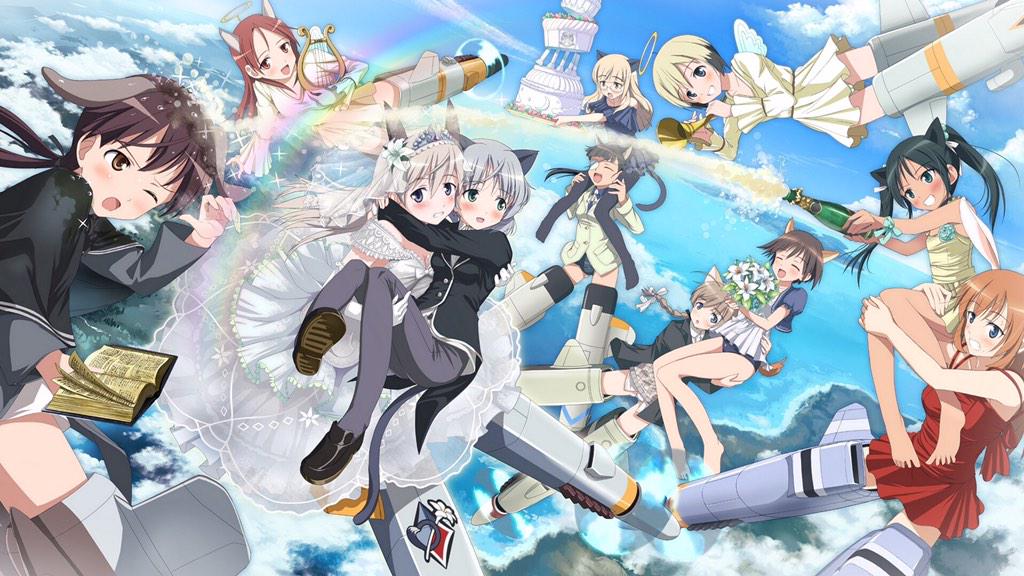 10周年記念イベントが ストライクウィッチーズ 描き下ろしカーテン