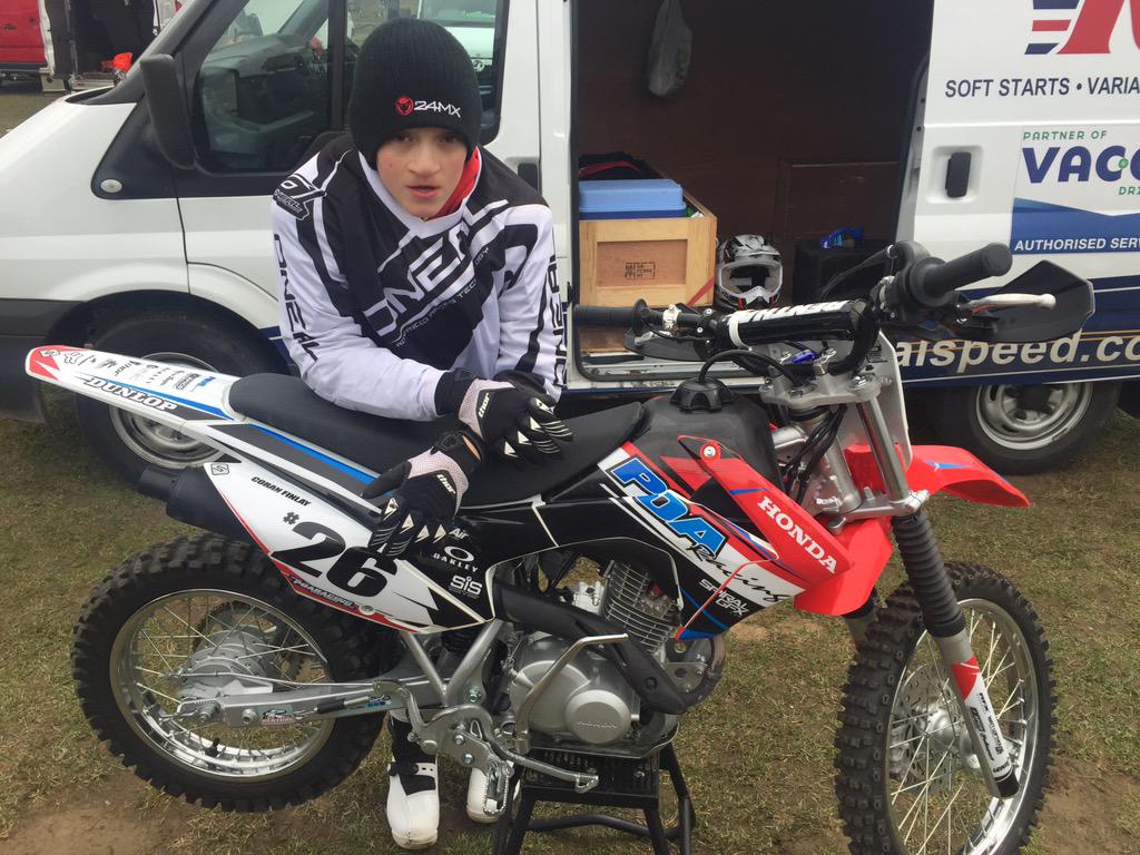 Great day at <a href="/kieradanparkmx/">Kieradan Park</a> yesterday, Coran was flying! Bike has turned out mega <a href="/PadgettsRacing1/">Padgetts Motorcycles</a> <a href="/spiralgfx/">Spiral Graphics</a>