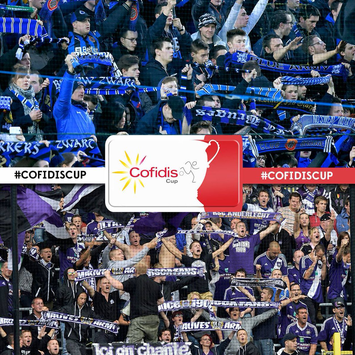 Nous souhaitons un jour fantastique <a href="/Belgianfootball/">GianFoo</a> aux supporters <a href="/ClubBrugge/">Club Brugge KV</a> et <a href="/rscanderlecht/">RSC Anderlecht</a>  #Cofidiscup