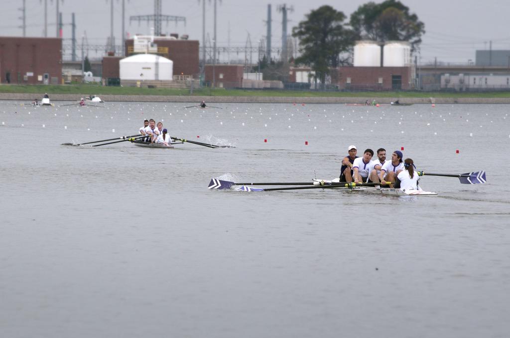 TCUrowing's tweet image. TCU finishes their first sprint trails with 6 boats medaling! #BLASTregatta #TCUcrew #RowFrogs