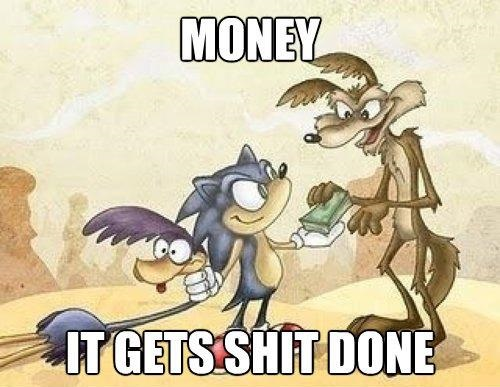 MensHumor's tweet photo. Money. It gets shit done. http://t.co/AOkUIBBU8f