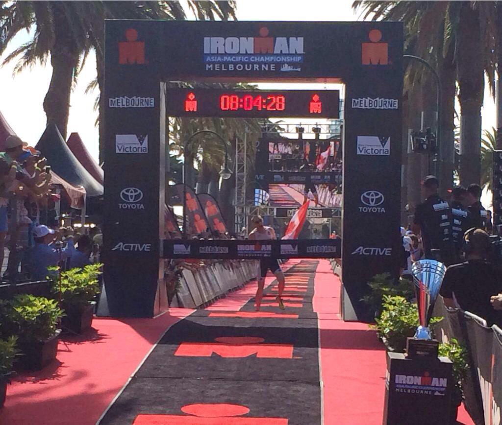 ASICSaustralia's tweet photo. Congrats ASICS Ambassador @JeffreySymonds 2015 Melbourne @IRONMANAsiaPac Winner! #ASICSGoRunIt #IMMelb http://t.co/9hb1jznusI