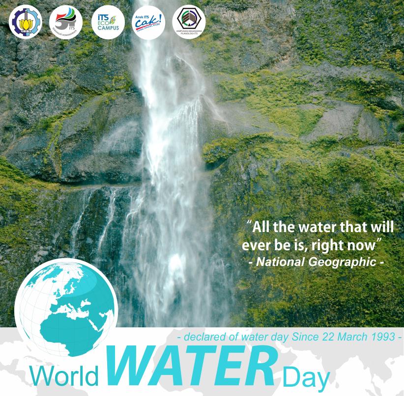 World Water Day, for better future. @Planologi_Itera <a href="/PWKfaculty/">PWK UIGM PALEMBANG</a> <a href="/PL_TRISAKTI/">Teknik Planologi</a> #WorldWaterDay #ITSSurabaya