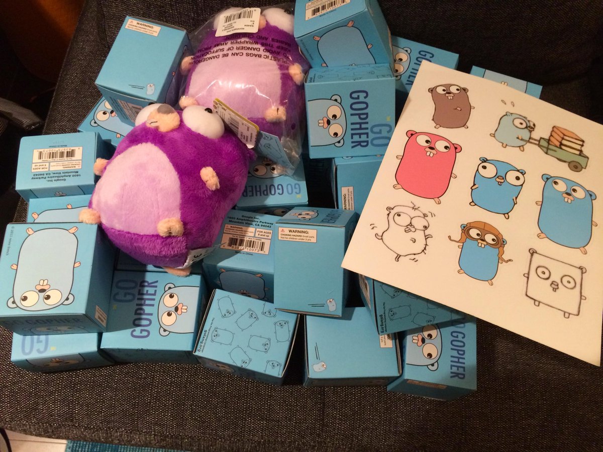 owenthereal's tweet image. Thanks to @francesc, #GolangVan is stuffed with swags, show up at the next meetup and get one, meetup.com/golangvan/even…