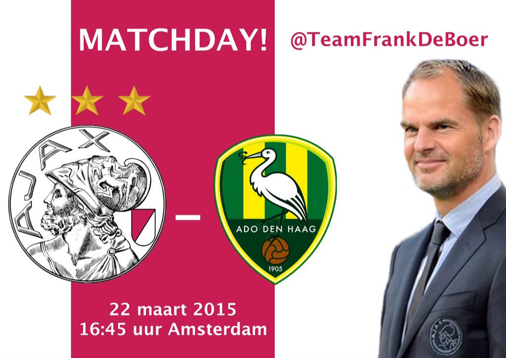 MATCHDAY! AJAX - Ado Den Haag!