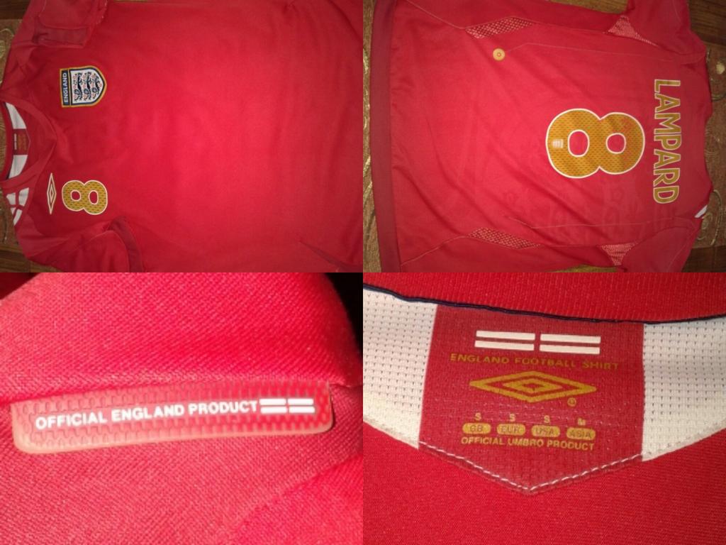 sofyanazhar's tweet photo. @MURCELATOS  #jersey4sale #345 ENG A LAMPARD M VGC 04-06 200K. ENG A BECKHAM S VGC 04-06 150K.@ruang_ganti http://t.co/eR6VORDkx2