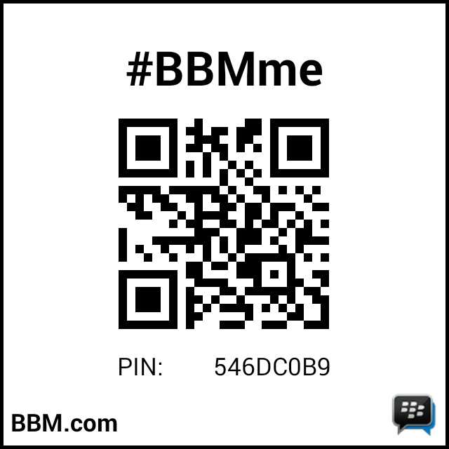 OctavyaSwift's tweet image. #BBMme PIN: 546DC0B9
pin.bbm.com/546DC0B9
