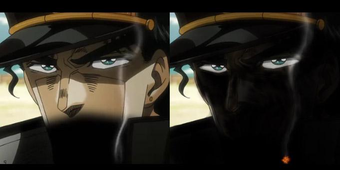 O Xrhsths O Zack Sto Twitter どうせなら これぐらい黒くしてもよかったのにな アニメ 作画 放送禁止 自主規制 喫煙 ジョジョ 承太郎 エジプト編 スターダストクルセイダーズ ジョジョの奇妙な冒険 ダービー ザ ギャンブラー Http T Co 4hkgazwzg7 O Xrhsths O Zack Sto Twitter どうせなら これぐらい黒くしてもよかったのにな アニメ 作画 放送禁止 自主規制 喫煙 ジョジョ 承太郎 エジプト編 スターダストクルセイダーズ ジョジョの奇妙な冒険 ダービー ザ ギャンブラー Http T Co 4hkgazwzg7