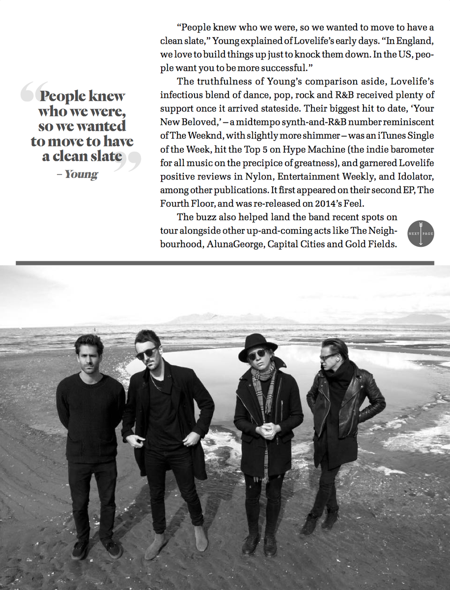 SoundsApp's tweet photo. "We wanted a clean slate" Read our full story on @LOVELIFE by @em_saka in the latest issue of @SoundsApp: Issue #20. http://t.co/8FyhQN2mZx