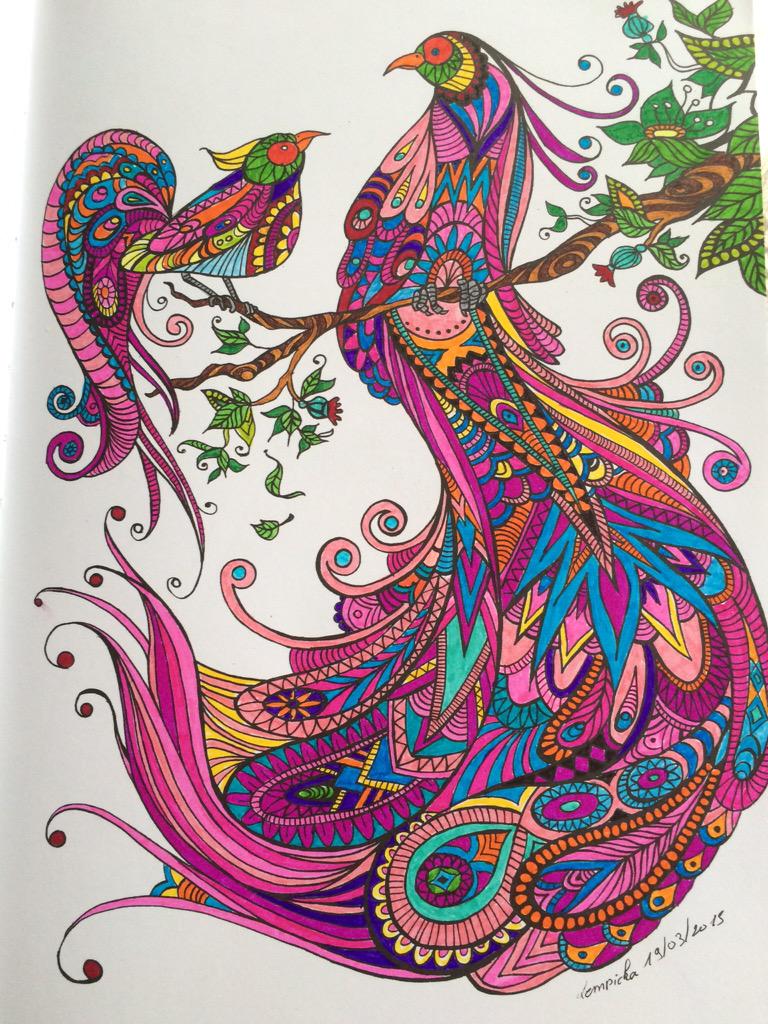 Llempicka1's tweet image. #Arttherapie #Bestiaire #Stabilo #Pen88 #Pen68 #HachetteLoisirs #Pink