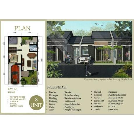 Hunian Nyaman, lokasi strategis serta harga bersahabat. Hub 085743425234 #MadiunProperty