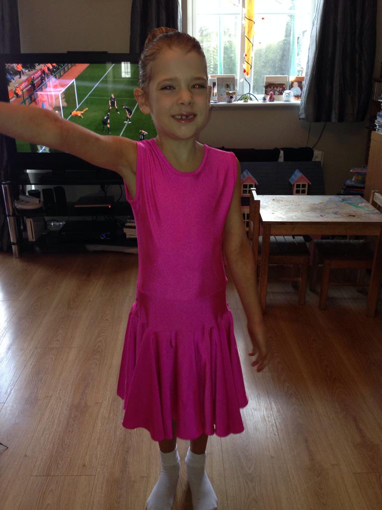 TheBrook3's tweet image. Ruby getting ready for her 1st ever dancing competition - break a leg love #cadmans #goruby