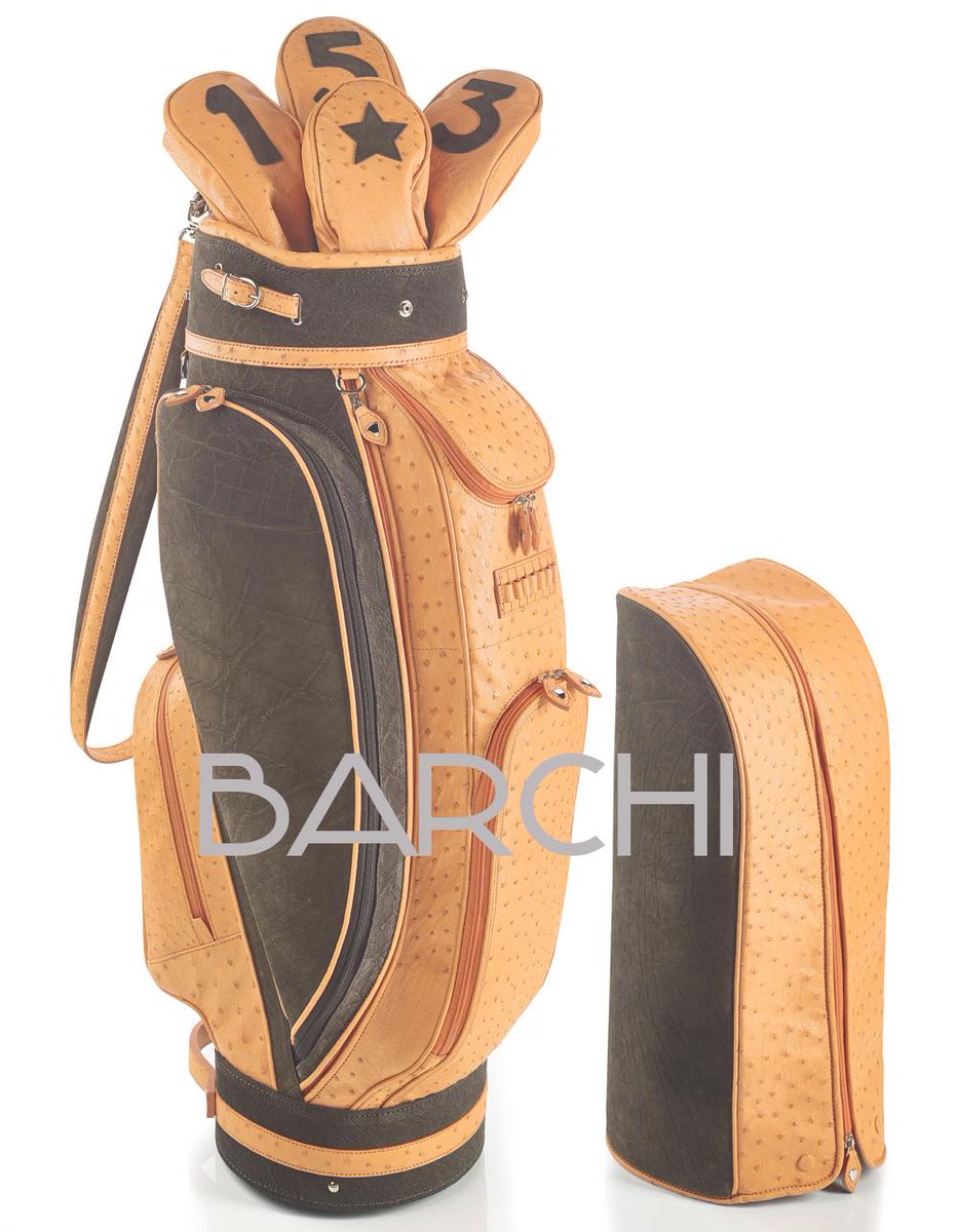 BARCHIBAGS's tweet photo. #GolfBag in Genuine #Ostrich #Handcrafted in #Italy by http://t.co/RRwspZmR1L #luxury #golfclub #golfaddicted http://t.co/dQNKTV4K7B