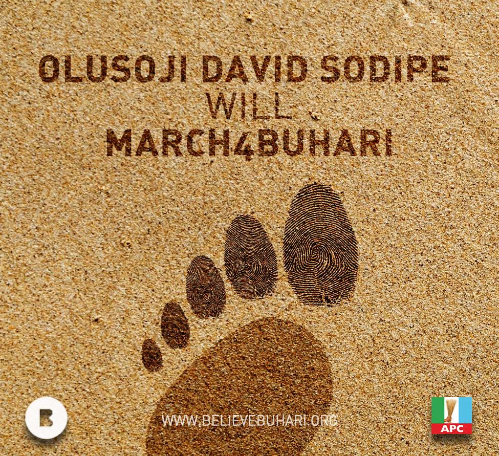 justforceng's tweet photo. @olusojid @DOlusegun #BelieveBuhari http://t.co/7gUIen9OHj