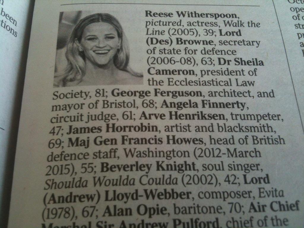 Happy birthday Mr Mayor. shares it with Reese Witherspoon, Andrew Lloyd Webber & Captain Kirk. 