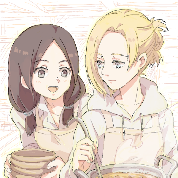 ShingekiGirls's tweet photo. #HappyBirthdayAnnie #Annie #ShingekiNoKyojin #AnnieXMina http://t.co/refgoam4wT