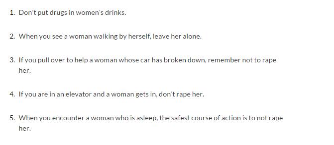 These rape prevention tips with a twist are going viral, for good reason    i100.io/4Gf6WSa
