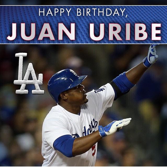 HAPPY BIRTHDAY TO JUAN URIBE   