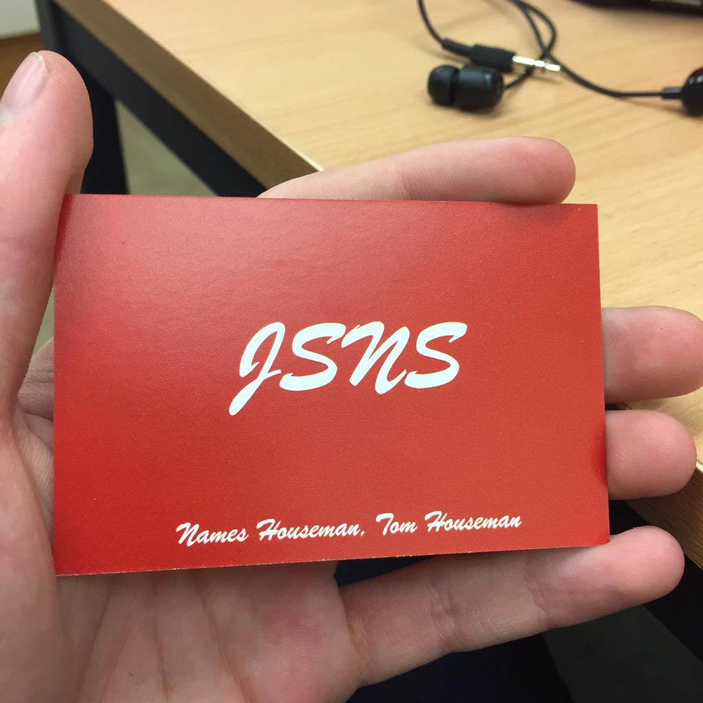 _JSNS_'s tweet image. First set of business cards have arrived just waiting on @MatthewMoore_  cards to come