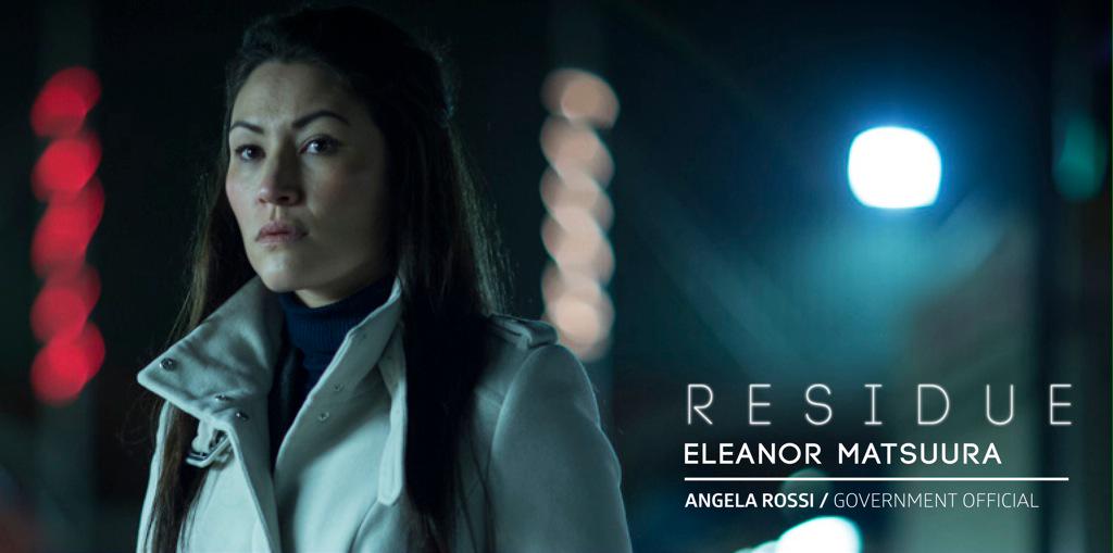 LWHResidue's tweet photo. Residue. #EleanorMatsuura starring as Angela Rossi/Govt. Official #somethingishappeningtous #Utopia http://t.co/oADP60IxAk