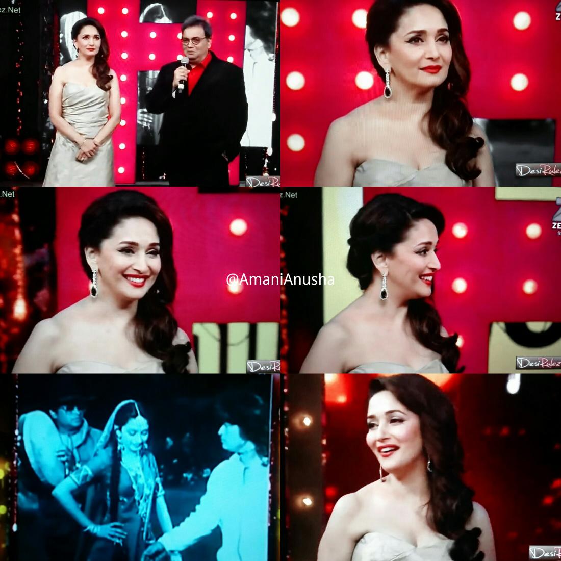 AmaniAnusha's tweet photo. Shots of @MadhuriDixit at the #MMAwards Forever beautiful &amp; humble.😊 http://t.co/GqAxBdEfvt