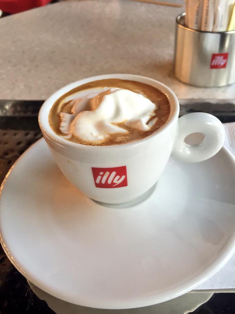 New coffee shop with #illy coffee reminds me of my time in Paris. #Winnipeg