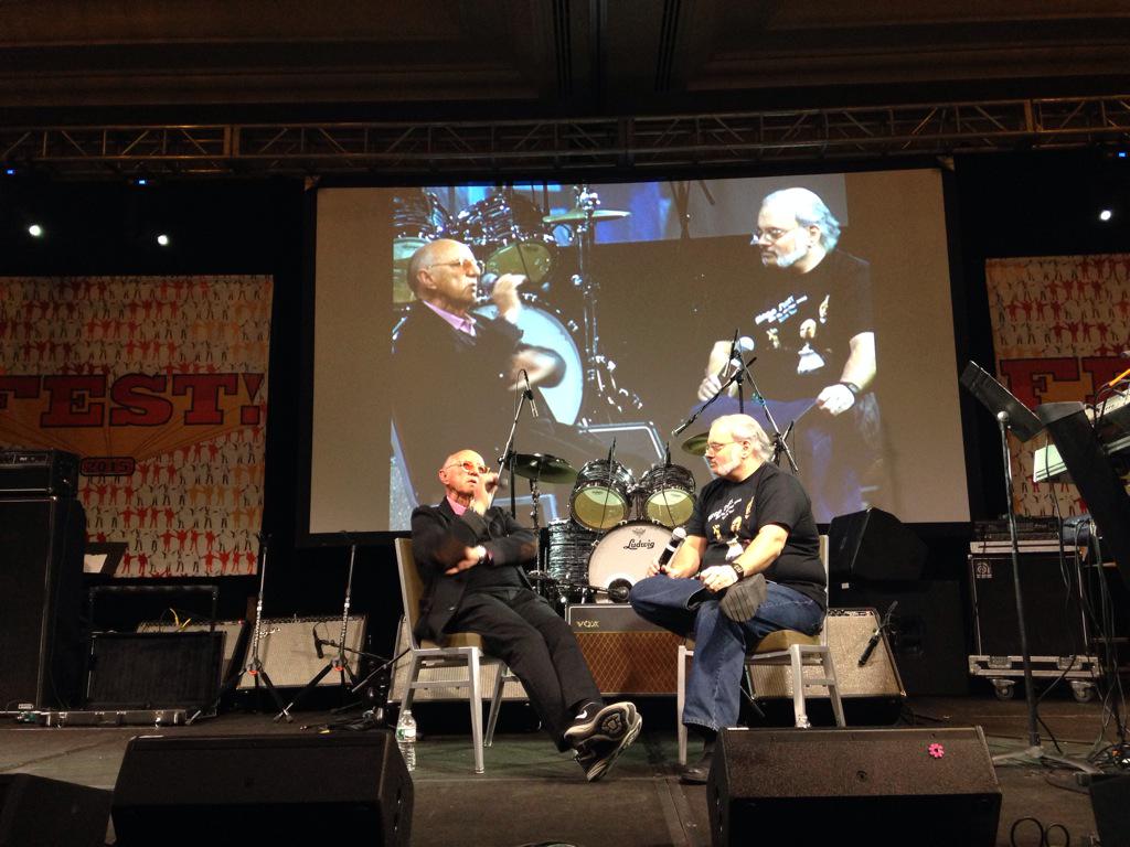 Beatles_Fest's tweet photo. Former head of Apple Records Jack Oliver (@jackio) is telling tales of #TheBeatles. Come to the Westchester Ballroom! http://t.co/ywXEBvAyb4