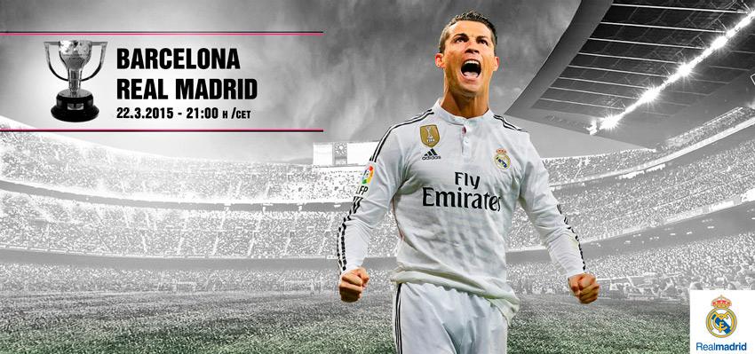 realmadrid's tweet photo. ¡3 horas para #ElClásico! ¡Hoy buscamos en Barcelona volver a liderar la Liga! #HalaMadrid http://t.co/WgxtSLqHMW