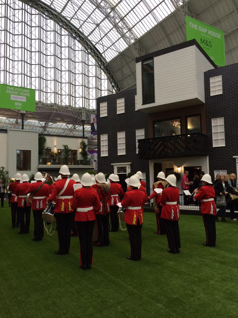 scselectricaluk's tweet photo. Cheeky little brass band to open the show! #idealhomeshow http://t.co/LMhppGT7vV