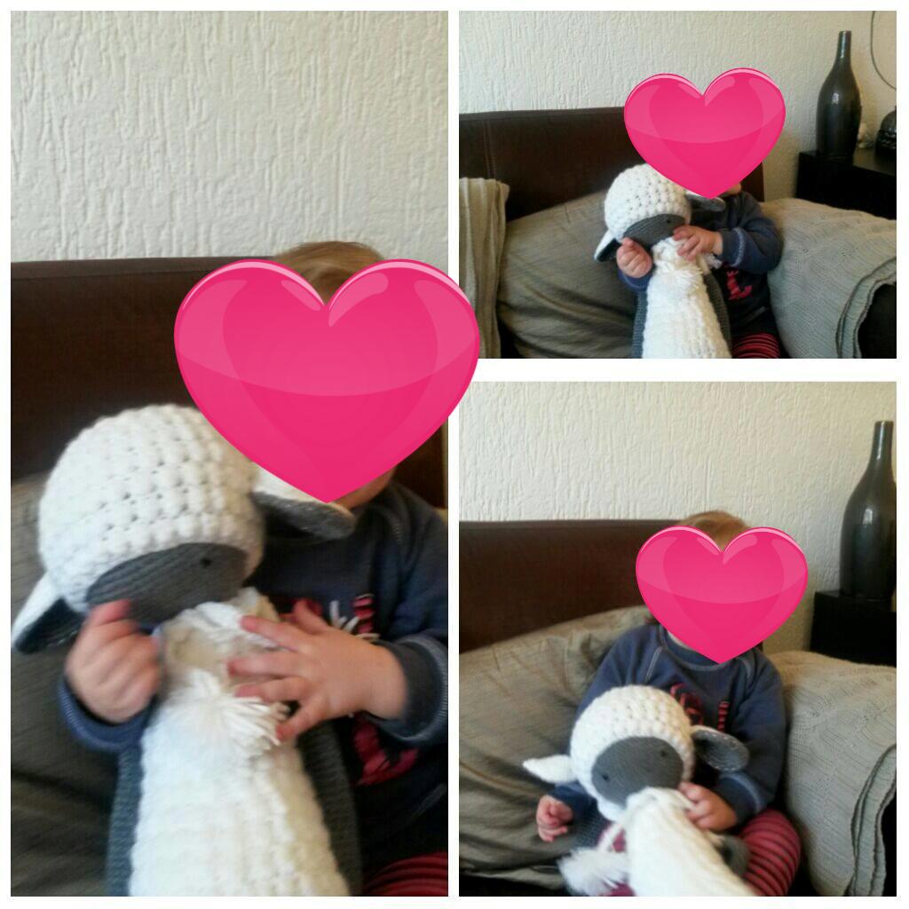 Er zijn vaak mooie vondsten, maar dit mooie meisje heeft het wel heel erg getroffen! (met toestemming van papa)