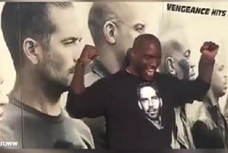 JoshDelWalker's tweet photo. @Tyrese wearing a Paul Walker Sweater😍 http://t.co/VMI436VlcA