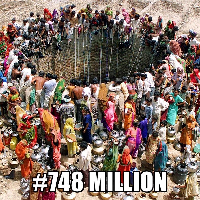 #WorldWaterDay #748million #educateyourself #helpsomeoneelse
