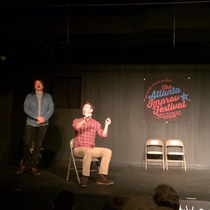 #HillJones killin it at the #ATLImprovFest last night! #HollywoodTakesOverAtlanta @mattjonesisdead @villagetheatre<a href="/tag/hilljones"class="tags">#HillJones</a><a href="/tag/atlimprovfest"class="tags">#ATLImprovFest</a><a href="/tag/hollywoodtakesoveratlanta"class="tags"><span>#hollywoodtakesoveratlanta</span></a>