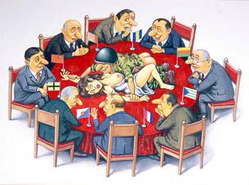 resimalemi's tweet photo. @resimalemi: Bosna katliamının en iyi özeti. Ödüllü karikatür Alexander Kostenko - Ukrayna http://t.co/HvlRs86T5f