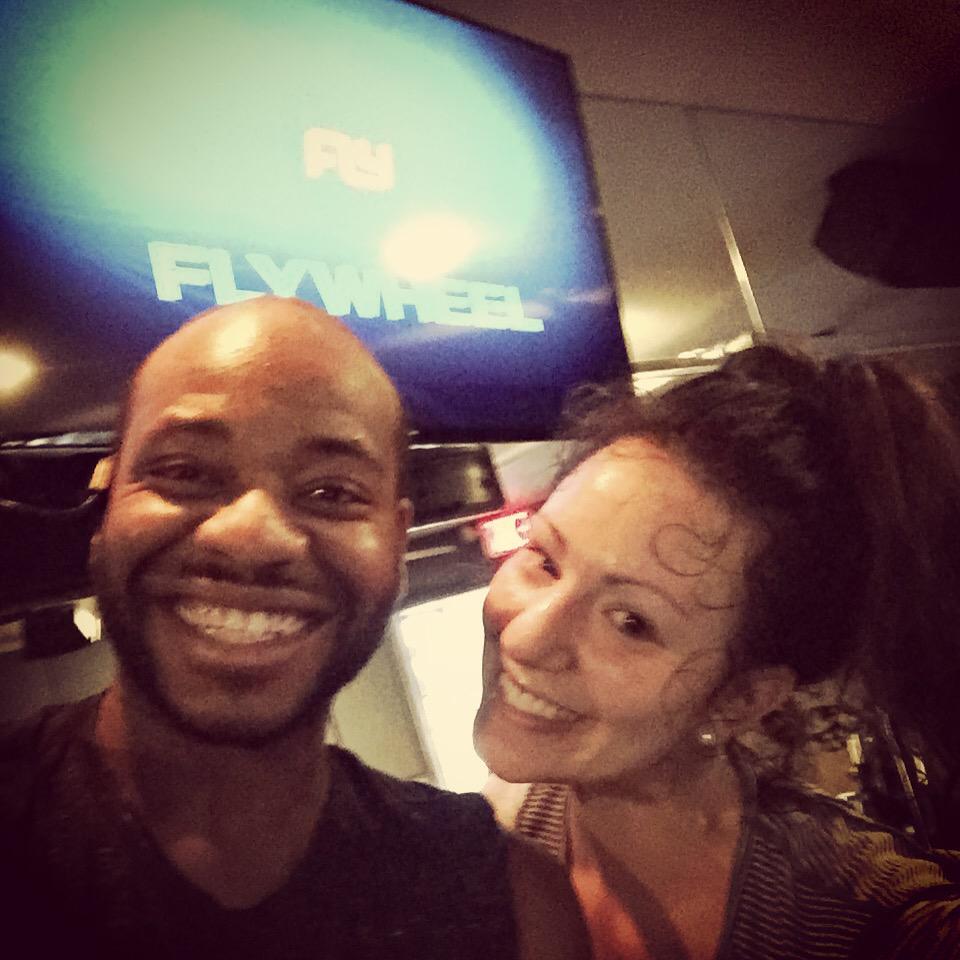 CedricGreen21's tweet photo. Loving the @Flywheel UES #dawnpatrol surprise from my girl @BraccoLindsey!
#nevercoast #frontrowstrong http://t.co/BXts7Bhm6H