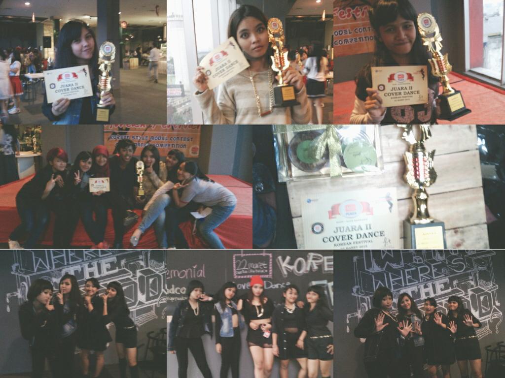 Nah ini baru hari ini bgt, baru debut jg di md plaza, alhamdulillah dapet juara 2 runner up. Congrats yha 1minute<345