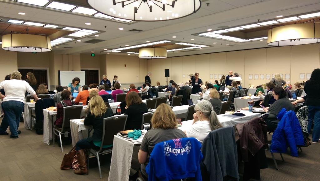 jennifergracen's tweet photo. Ready for Day 2 of the Michael Hague #writing workshop with #CTRWA (we're all still caffeinating). http://t.co/xJ5zyYLkQQ