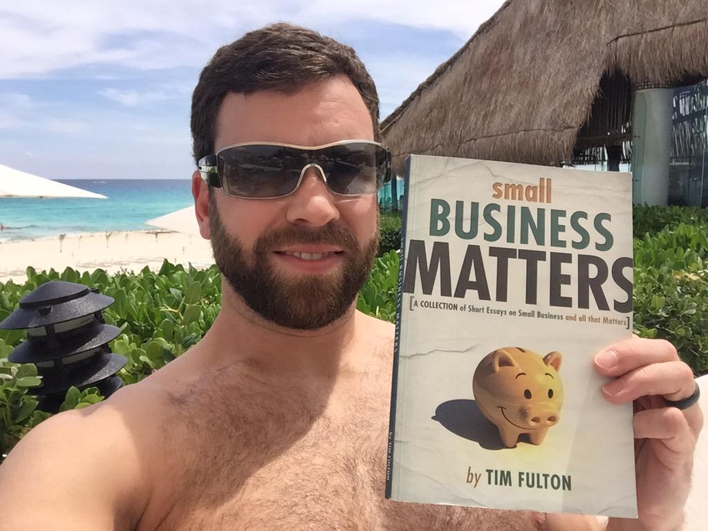 thecoachclint's tweet photo. Enjoying a great book for any #entrepreneur by @TF_SBM #improvealways #smallbiz http://t.co/0sCtSA0Qh4