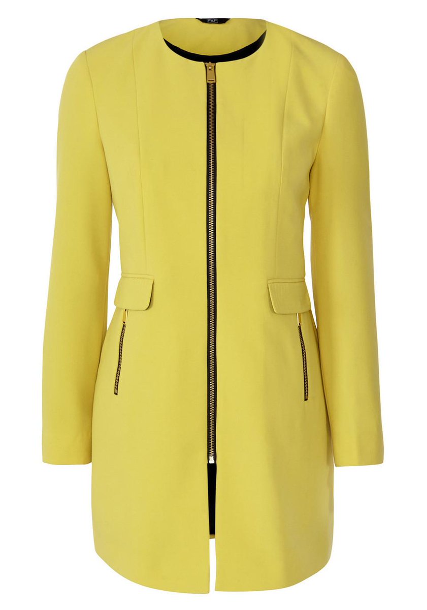 FandFIreland's tweet image. Go sunny side up this season in our collarless coat: bit.ly/199lAKO #StyleSolution #Fashion