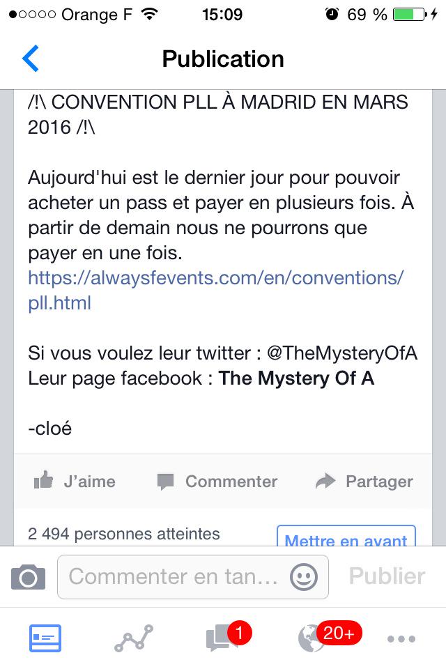 liarshay's tweet photo. LAST DAY ❗️❗️❗️❗️❗️ #PLLCon2016
@TheMysteryOfA http://t.co/Ixz6tD8jij
