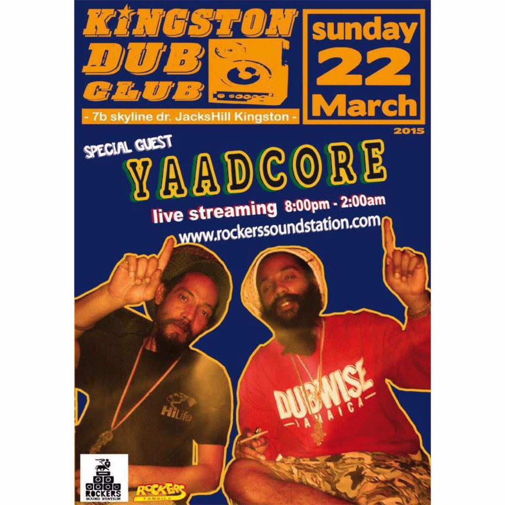 LiveFromKGN's tweet photo. Kingston Dub Club presents special guest @iAmYaadcore tonight on JacksHill. || http://t.co/L0pGPCkC3H