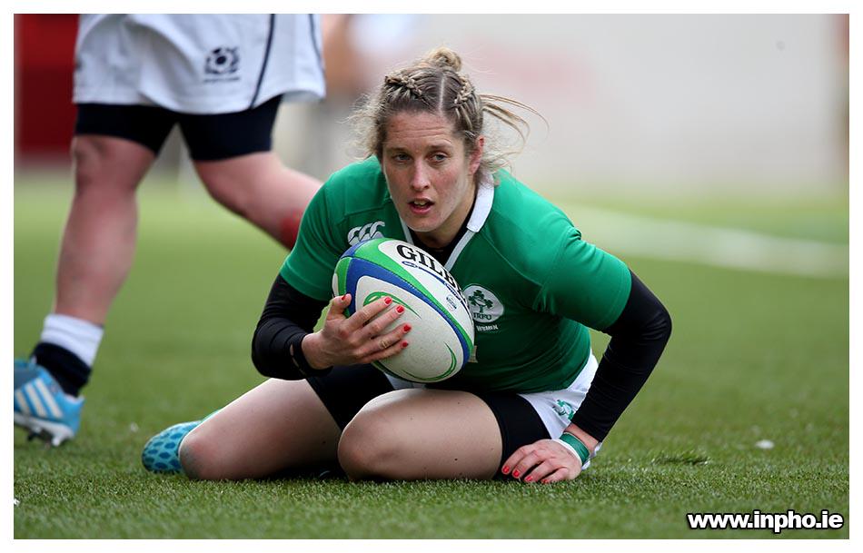 Inphosports's tweet photo. That Alison Miller try for @IrishRugby was one of the best we've seen in ages! #HappyFeet @ScrumQueens @RTErugby http://t.co/Rk91zLdcKE