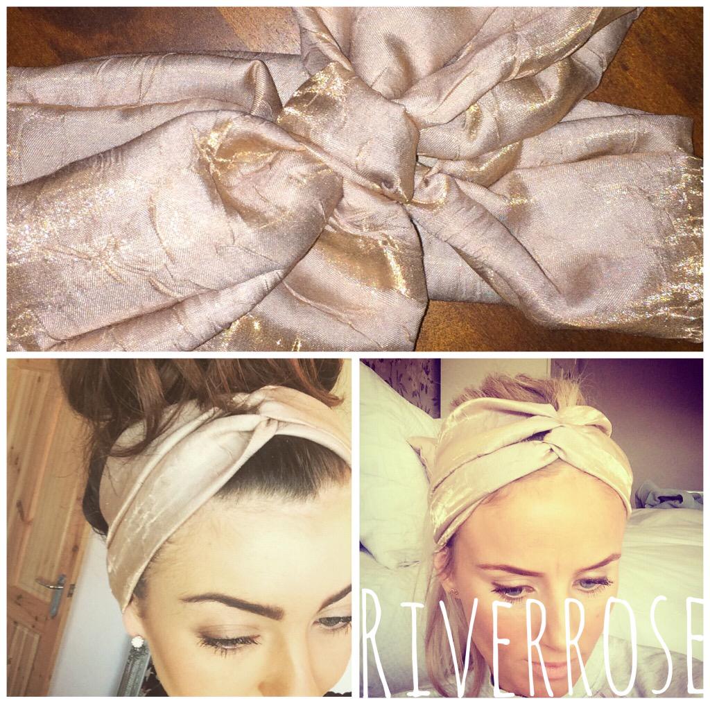 RiverRoseWraps's tweet image. The Crushed Gold Headwrap is now available again in our Etsy shop or you can email me to order :) #riverrose #etsy