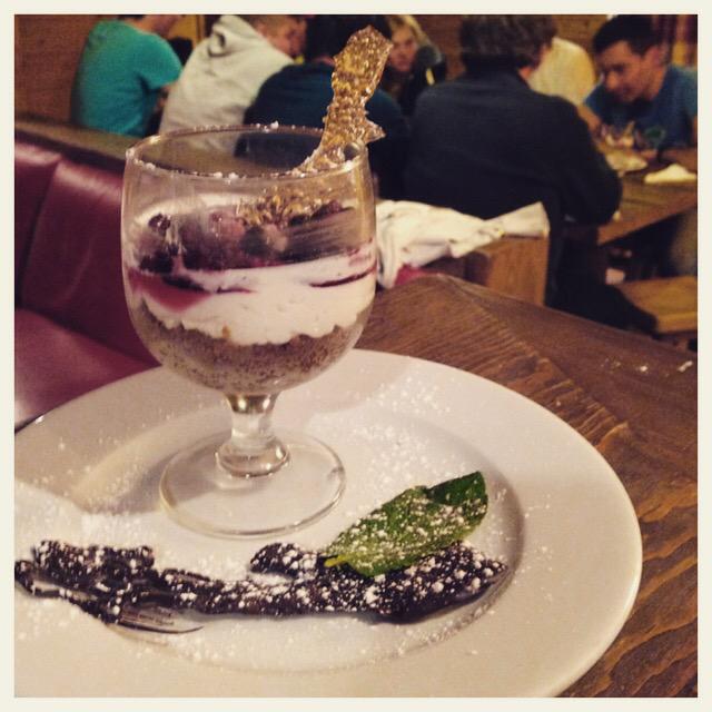 elementskitrav's tweet image. Raspberry cheesecake with an elements twist #yum #chaletlife #privatedinner