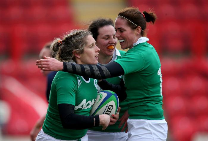IrishRugby's tweet photo. Incredible day for @IrishRugby as Ireland Women win the @rbs_6_nations #wrugby #ShoulderToShoulder #DoubleChampions http://t.co/fnJ3hzOuos