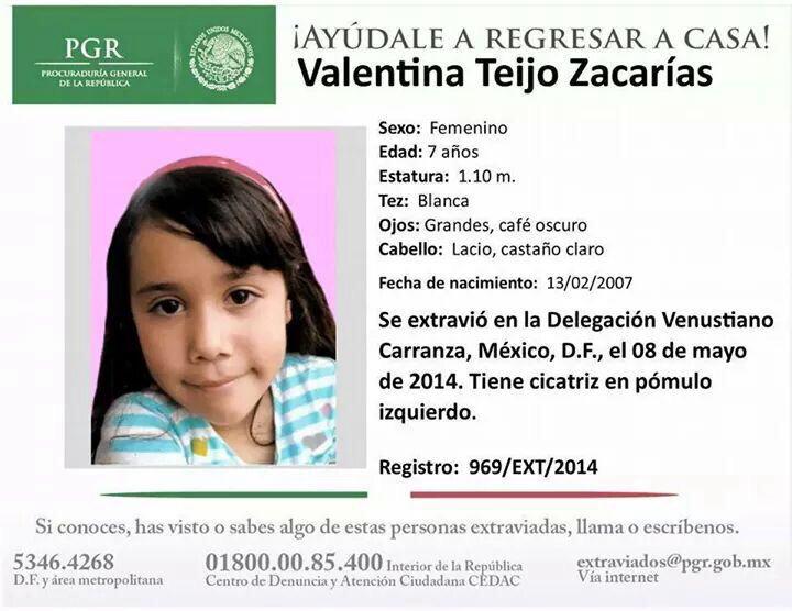 MonikaVeramoren's tweet photo. Valentina otra nena mas víctima de SUSTRACCION vía @abrahamteijo apoyemos para que la pueda localizar #RT http://t.co/l3k5C0FY3t