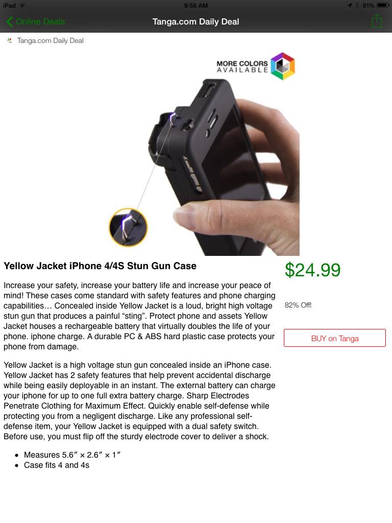 rbenton's tweet image. I am trying to decide if this would ever be a good idea. I sometimes accidentally butt dial. Could I also butt taze?